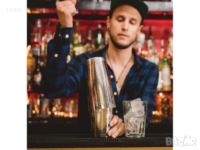 НОВИ! Шейкър за коктейли Boston Tin on Tin 700мл, снимка 5 - Други - 51695708