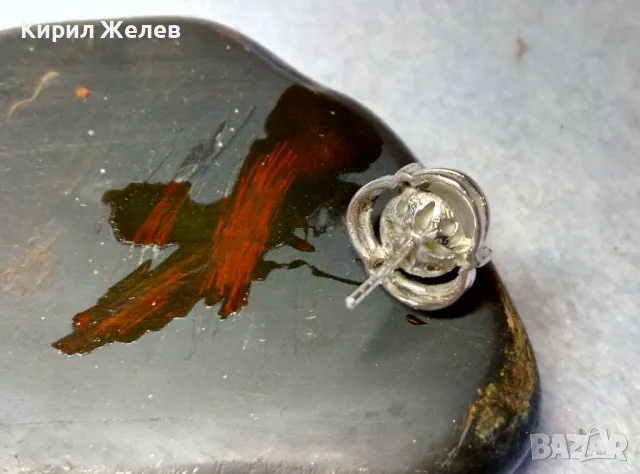 ПРЕКРАСНИ АЖУРНИ ПЕРЛЕНИ СРЕБЪРНИ ОБЕЦИ РОДИРАНО СРЕБРО 925 с НАТУРАЛНИ БЕЛИ ПЕРЛИ 49300, снимка 3 - Обеци - 49682457