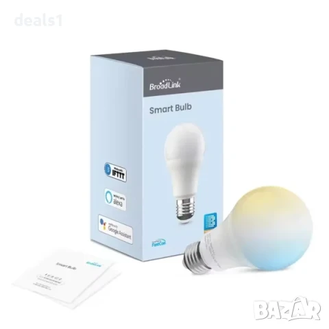 Broadlink LB27 C1 6.5W WiFi E27 Димируема Смарт Крушка Дистанционно Управление , снимка 2 - Друга електроника - 50534246