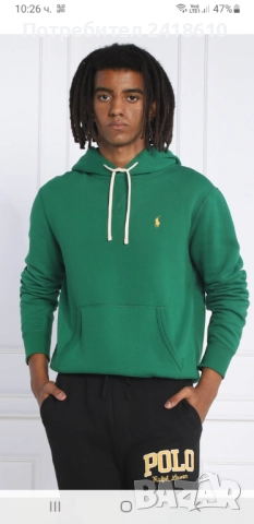 POLO Ralph Lauren Hoodie Mens Size M ОРИГИНАЛ! Мъжки Суичър!, снимка 2 - Спортни дрехи, екипи - 52789927