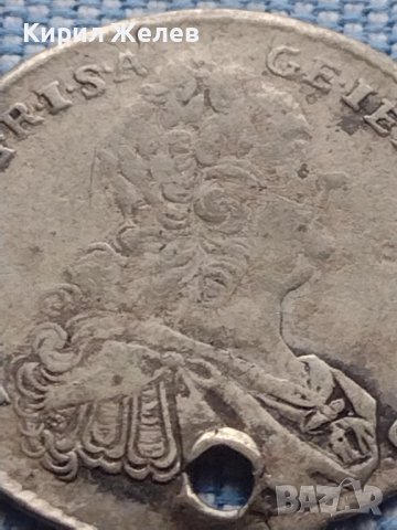Сребърна монета 7 кройцера 1761г. Франц първи Кремниц Свещена Римска Империя 13645, снимка 2 - Нумизматика и бонистика - 42967855