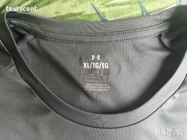Мъжка тениска Vintage Under Armour Grey Sport T Shirt XL, снимка 3 - Тениски - 52463455