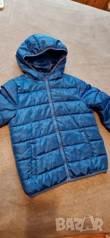 9-10г 140см Зимно яке с качулка, шушляк, без следи от употреба