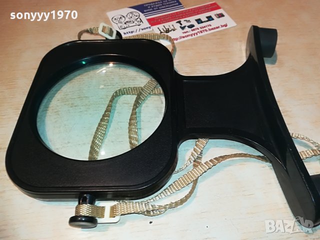 АНТИК-СТАРА ГОЛЯМА ПРОФИ ЛУПА-21Х18Х3СМ, снимка 7 - Колекции - 28861396