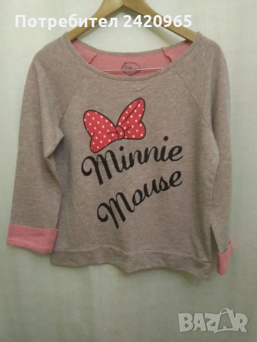 Disney Minnie Mouse тънка блузка, снимка 1 - Блузи с дълъг ръкав и пуловери - 26707633