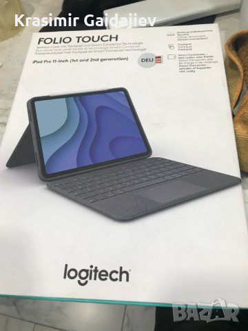 Logitech Folio Touch калъф за таблет, подходящ за iPad Pro 11 първо, второ, трето и четвърто поколен, снимка 2 - Таблети - 43461999