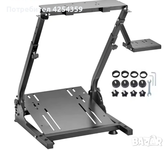 Стойка за волан Logitech Thrustmaster с място за скоростен лост, снимка 2 - Аксесоари - 53051939