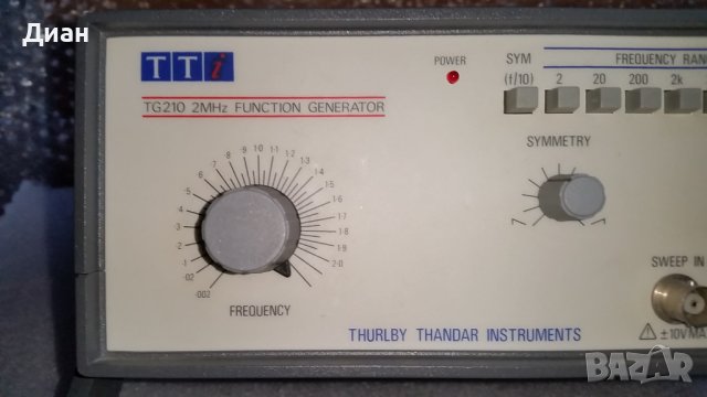 Функционален английски генератор TTI  TG-210, снимка 14 - Друга електроника - 43102683