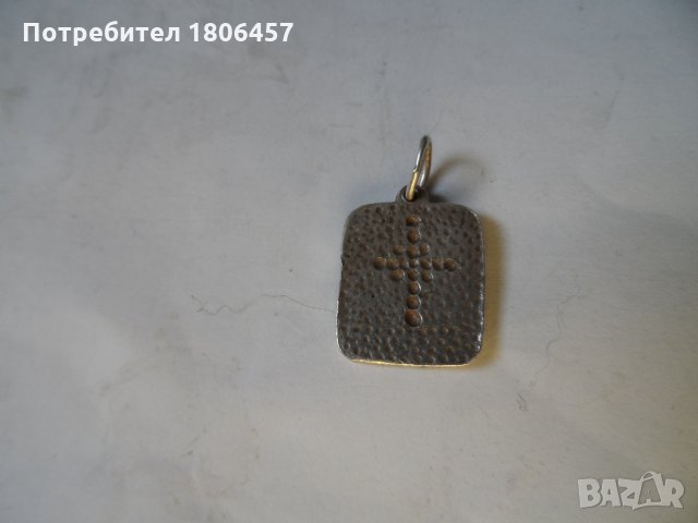 сребърна висулка Богородица, снимка 2 - Колиета, медальони, синджири - 32995335