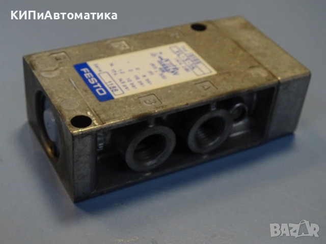 пневматичен разпределител Festo VL-5-1/4 typ9199 Pneumatic Valve 0-8Bar, снимка 4 - Резервни части за машини - 53151520