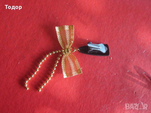 Позлатена брошка с камъни 3, снимка 4 - Други - 34793608