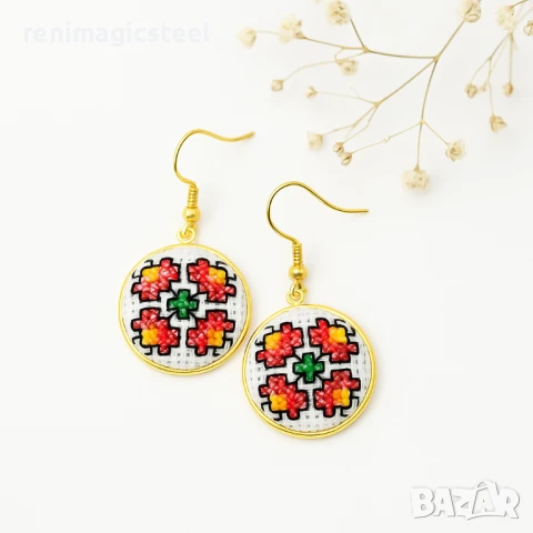 Обеци с шевица, снимка 1