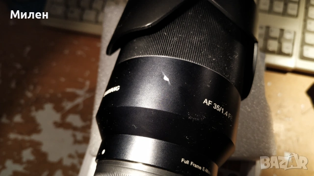 Обектив Samyang 35mm F1.4 AF за Sony FE фул фрейм, снимка 5 - Обективи и филтри - 53216892