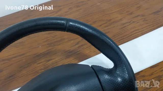 ПРОМОЦИЯ Трилъчев волан от естествена кожа за PEUGEOT 206, снимка 3 - Аксесоари и консумативи - 48424268
