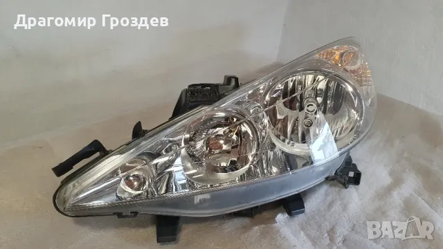 Оригинален, оборудван ляв фар за Пежо 207 / Peugeot 207, снимка 2 - Части - 49752541