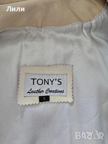 Яке естествена кожа размер S, снимка 6 - Якета - 53482447
