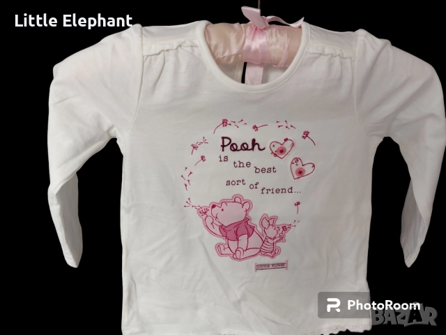 Блузка с дълъг ръкав за 18 -24 мес момиченце"Disney,Pooh is the best sort of friend",Англия/нова