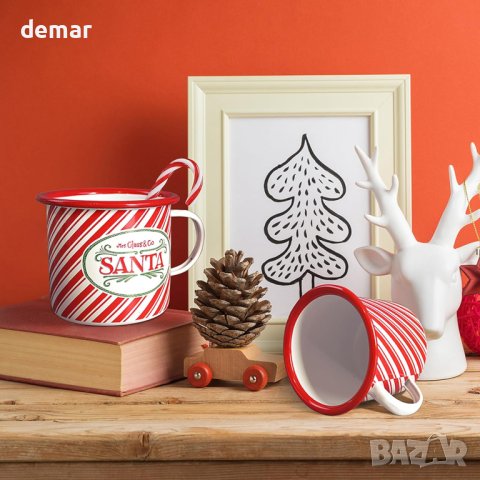 Коледни чаши, коледна чаша за кафе - Комплект от 2 броя, снимка 6 - Чаши - 43340580