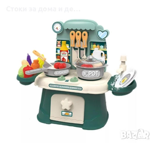 ✨Кухня със светещи котлони и мивка с течаща вода - 2 цвята (Червен/ Синьо - зелен)), снимка 2 - Други - 52437479