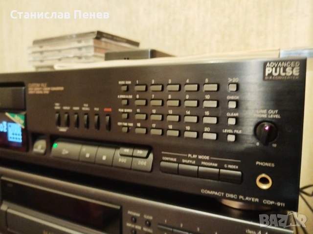 Sony CDP-911 CD Player , снимка 4 - Ресийвъри, усилватели, смесителни пултове - 53537954