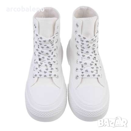 Дамски високи кецове, 6цвята, снимка 7 - Кецове - 44037291