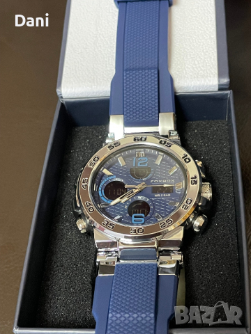 Масивен мъжки часовник с кварцов механизъм, снимка 2 - Мъжки - 44843225