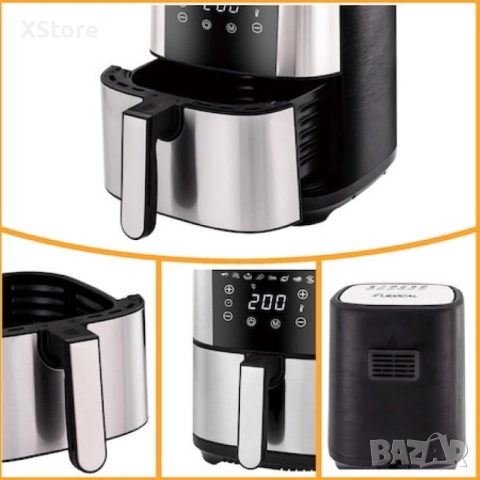 Фритюрник за пържене без мазнина/ AirFryer , снимка 4 - Фритюрници - 52430596