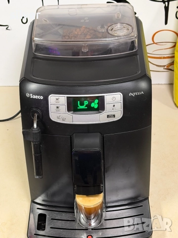 Кафемашина кафе автомат Saeco intelia с гаранция, снимка 10 - Кафемашини - 52183297