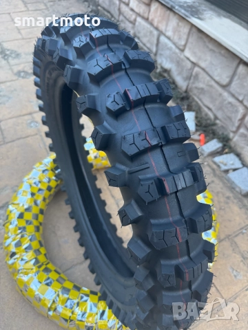 Ендуро гума XY-059C 120/90-18 HARD твърда червена линия, снимка 1