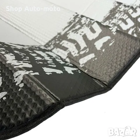 Сенник за МПС Automat, За предно стъкло, Сив, 140x70см, снимка 2 - Аксесоари и консумативи - 49984168