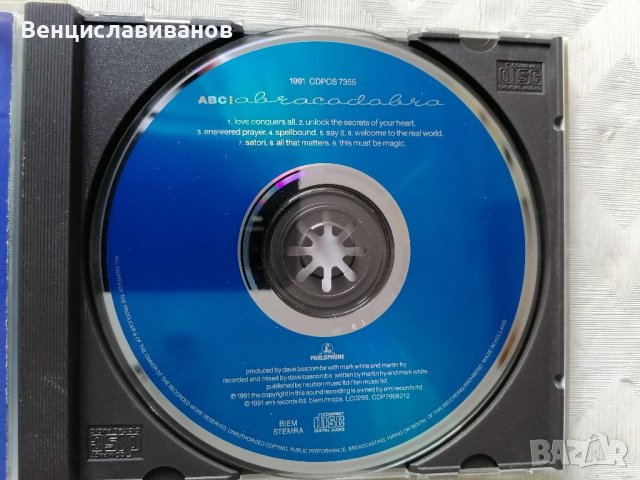  ABC:abracadabra/elecktro pop!/ ОРИГИНАЛЕН диск, снимка 3 - CD дискове - 39969576
