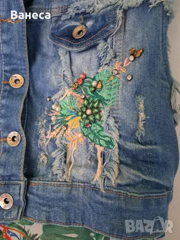 Екстравагантно елече, снимка 3 - Елеци - 47353140