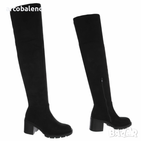 Дамски ботуши над коляното, 3цвята , снимка 11 - Дамски ботуши - 52576773
