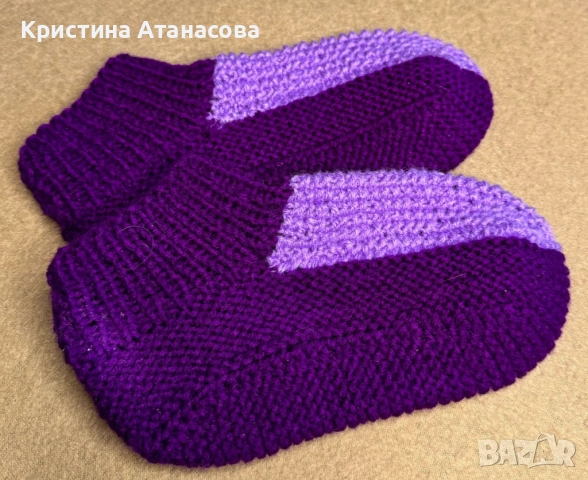 🧶 Ръчно плетени терлици – 6 лв/чифт