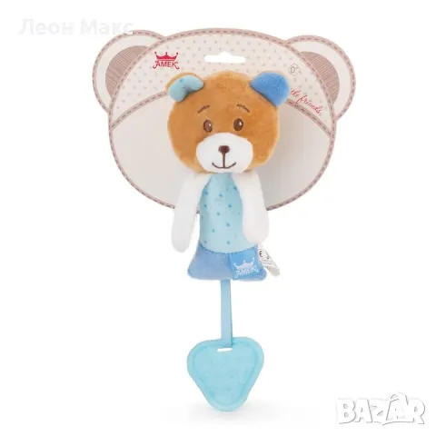 Мече плюш бебешка държалка 24см 90651 Beep beep