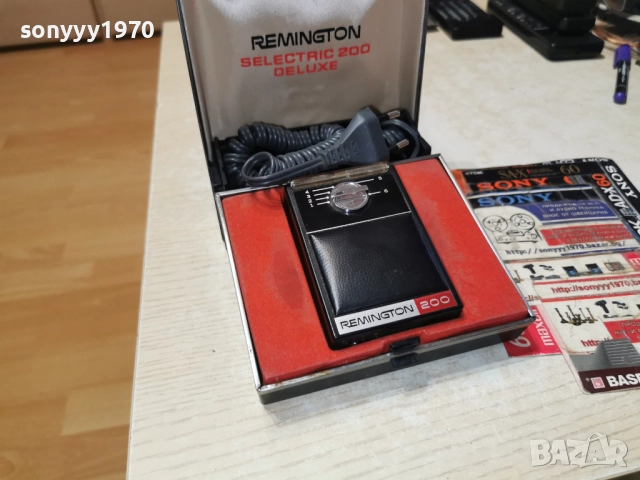 REMINGTON SELECTRIC 200 DELUXE-220V ВНОС SWISS 2112251018, снимка 3 - Колекции - 52863638