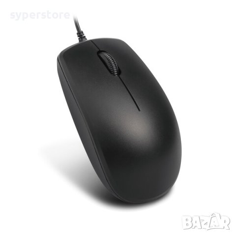 Мишка USB Оптична Delux M138BU 1000dpi 3btnя Черна Класическа
