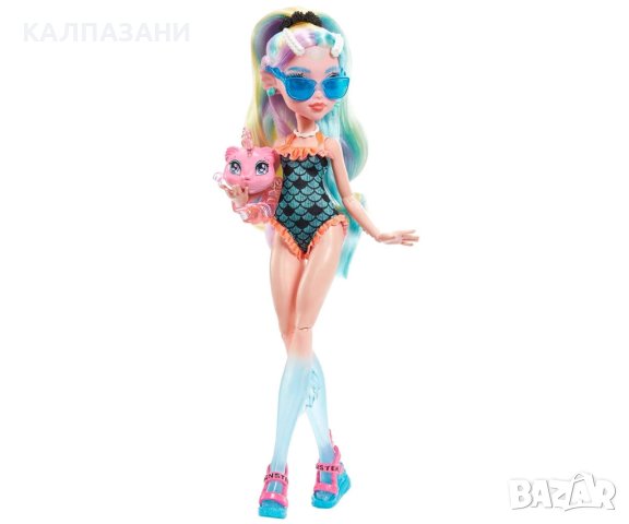 Кукла Barbie - Монстър Хай: Лагуна Блу Mattel HHK55, снимка 3 - Кукли - 43006338