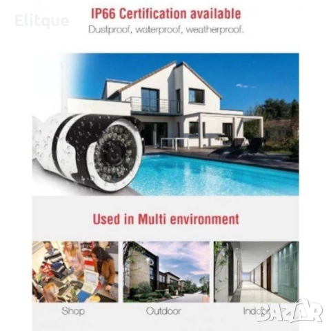 Wifi Камера за външно наблюдение 1Tech IP Kapp, Водоустойчива, Безжична, HD 1080P Android, IoS, снимка 7 - Други - 52853725