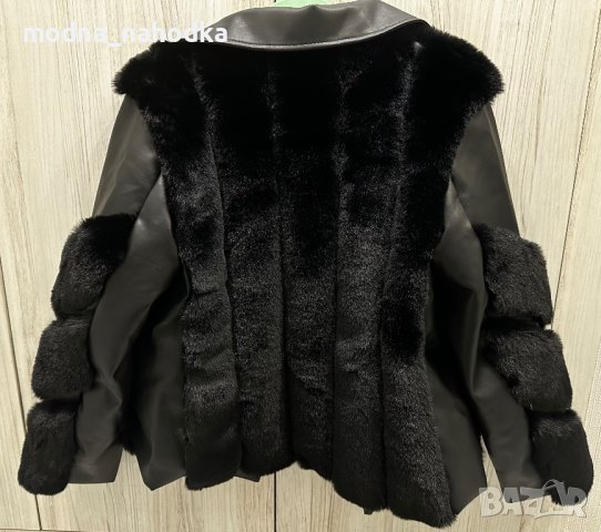 Дамско кожено яке, снимка 7 - Якета - 43644553