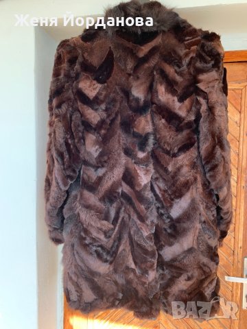 Дамско палто естествен косъм лисица, снимка 8 - Палта, манта - 44101254