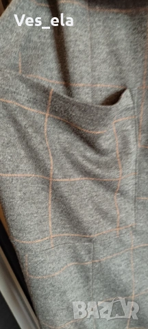 дълга памучна жилетка с колан и джобове марка Boohoo, снимка 5 - Жилетки - 53569395