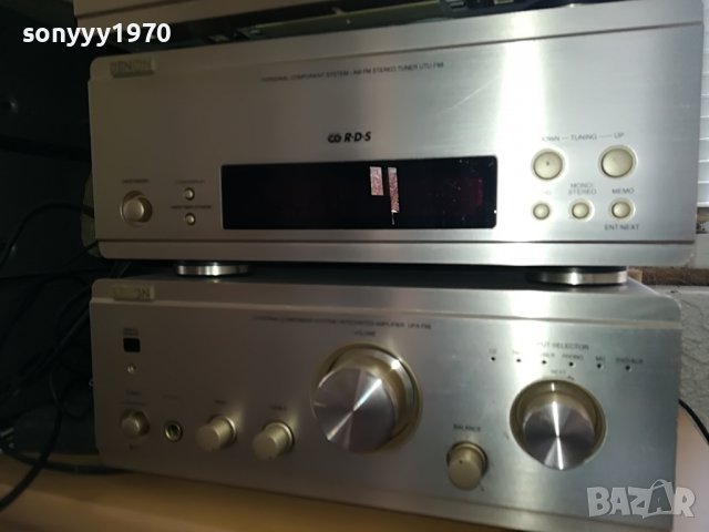DENON AMPLI+DECK+TUNER ВНОС SWISS 0802231142, снимка 4 - Ресийвъри, усилватели, смесителни пултове - 39600661