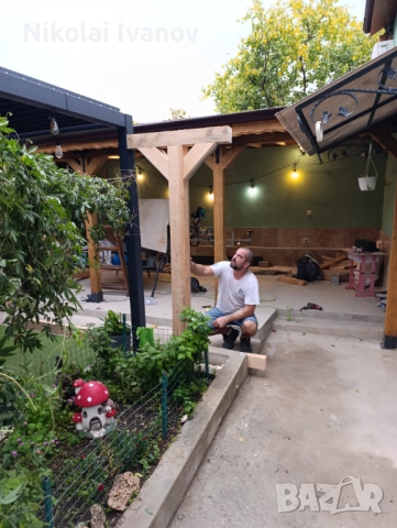 Продавам 2бр дървени конзоли за Навес ,Простир ,Кладенци, снимка 6 - Градински мебели, декорация  - 52171839