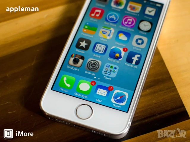 Apple iPhone 5S бял 16Gb Фабрично отключен Айфон телефон , снимка 3 - Apple iPhone - 38916326