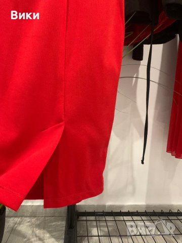 Червена рокля, снимка 17 - Рокли - 43501082