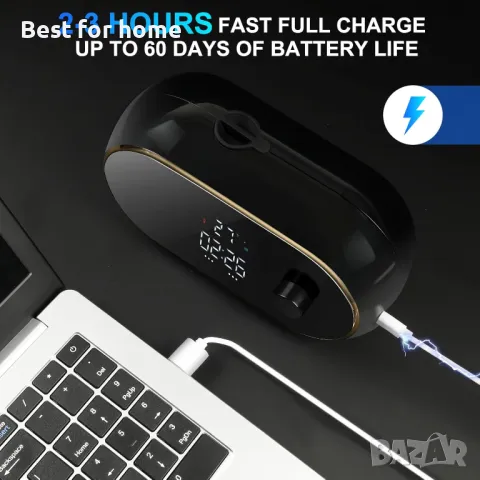 Автоматичен дозатор за сапун  с часовник и термометър, снимка 5 - Други стоки за дома - 49584921