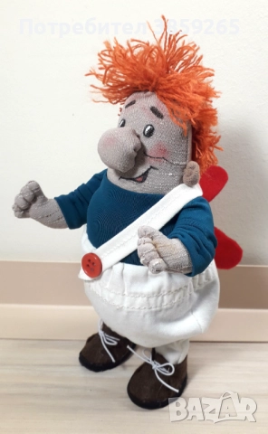 Кукла Карлсон. Фрекен Бок. Ръчно изработена., снимка 8 - Кукли - 52420973