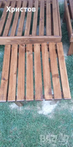 Дървена градинска масичка, снимка 5 - Градински мебели, декорация  - 49853830