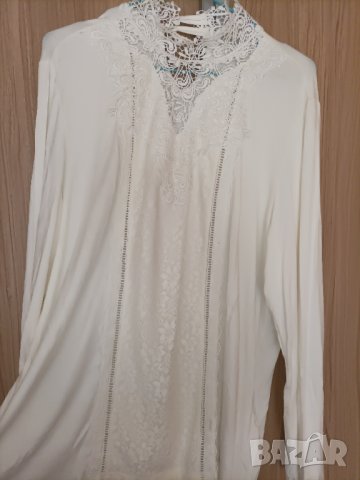Стилна блуза/поло трико с дантела , снимка 2 - Блузи с дълъг ръкав и пуловери - 43697766